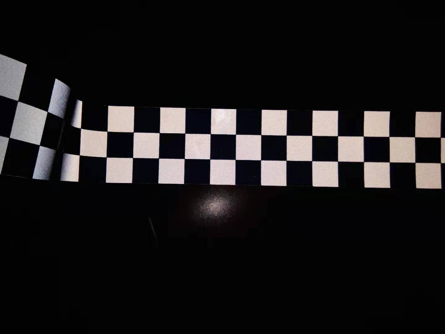 Grey blue  printed reflective tape